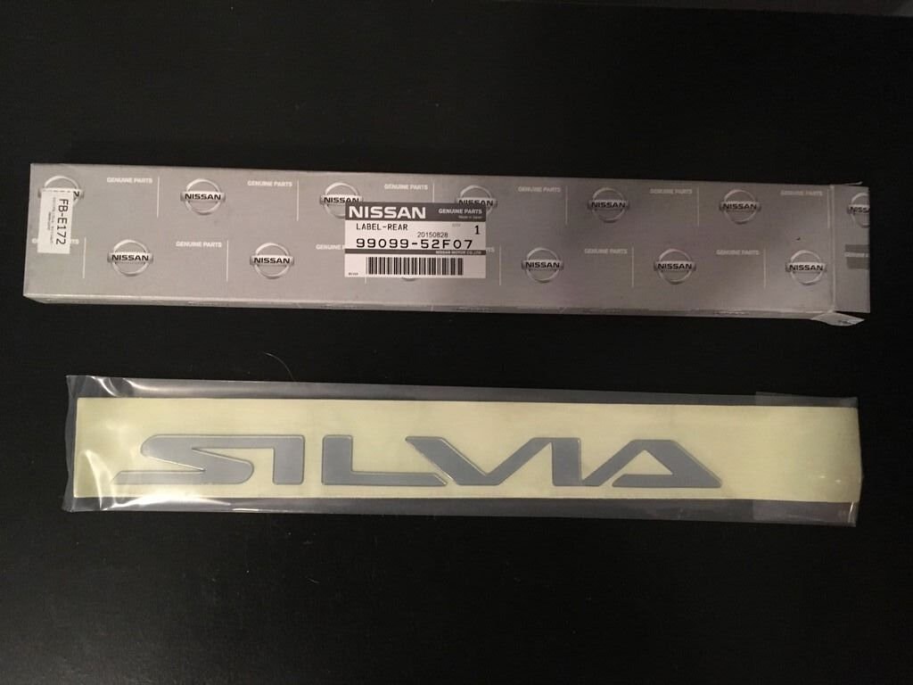 New Nissan Silvia S13 Rear Badge Decal For 240SX 200SX JDM SR20DET - 11.5" Vinyl