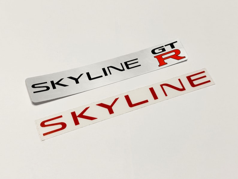 R32 R33 R34 GTR Skyline Front & Rear Strut Bar Label - Etsy