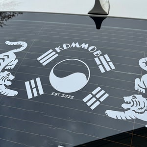 Striscione per parabrezza KDM MOB 24x10 pollici
