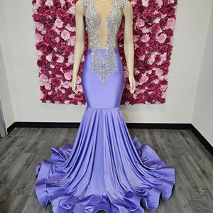 Prom Dress, African Mermaid Dress, Diamond Dress, Special Occasion Dresses,  Handmade Haute Couture Gown, Luxe Dress, Evening Gown