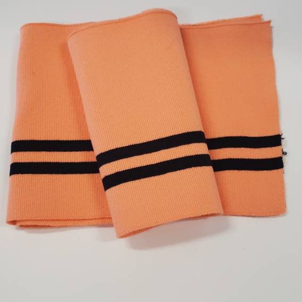 High Quality Cotton Elastic Rib Knit Cuff Waitband Trim Length 74-84cm (29"-33"), Width 15cm (5.9") Rib Knit Elastic Bands