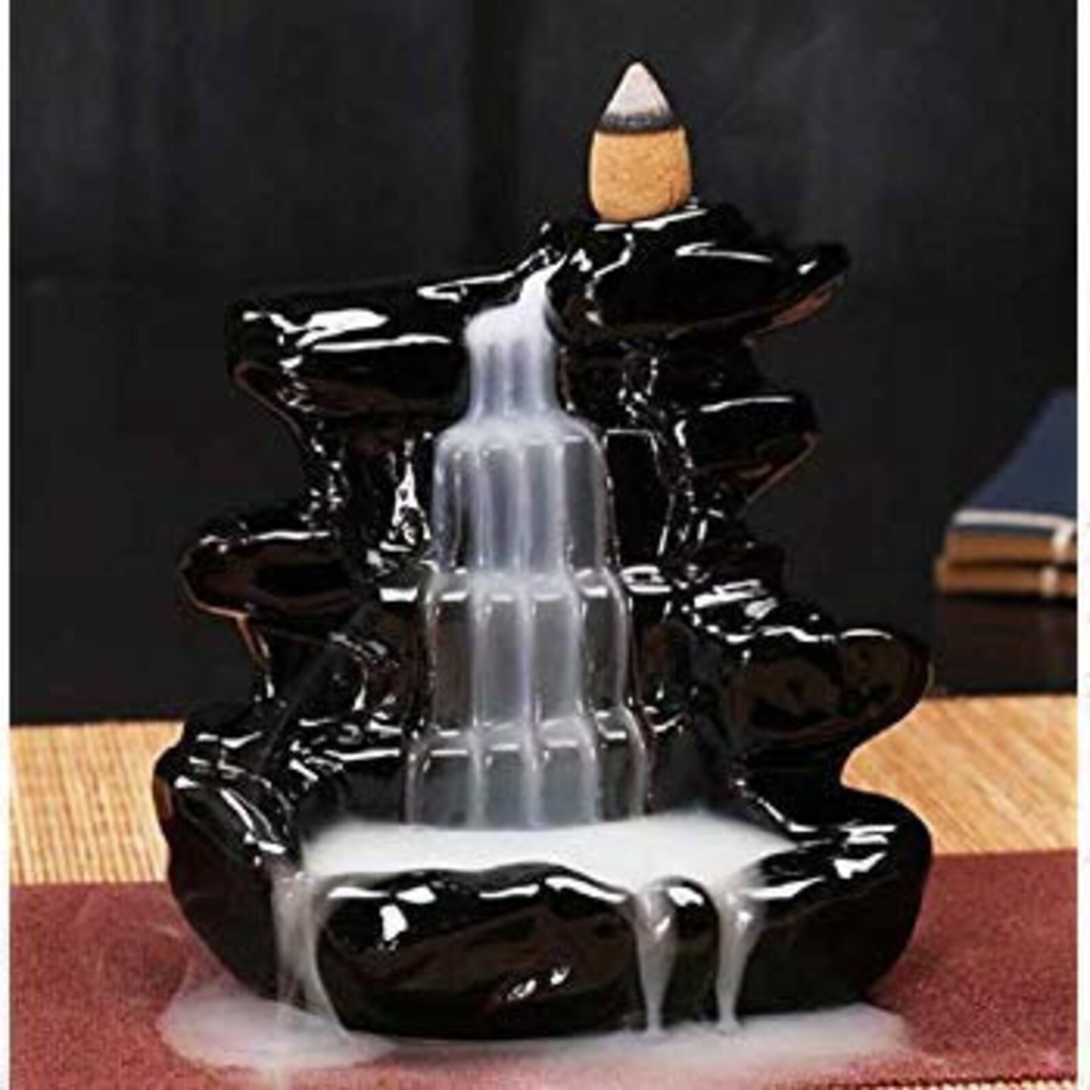 Smoke Fountain Incense Holder Decorative Showpiece Polyresin Etsy