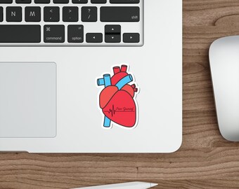Pace Yourself Heart Die-Cut Stickers