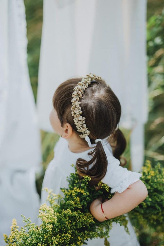 Handmade girls headpiece Pearl & Crystal Communion Hairpiece for Girls | Handmade  main image 4