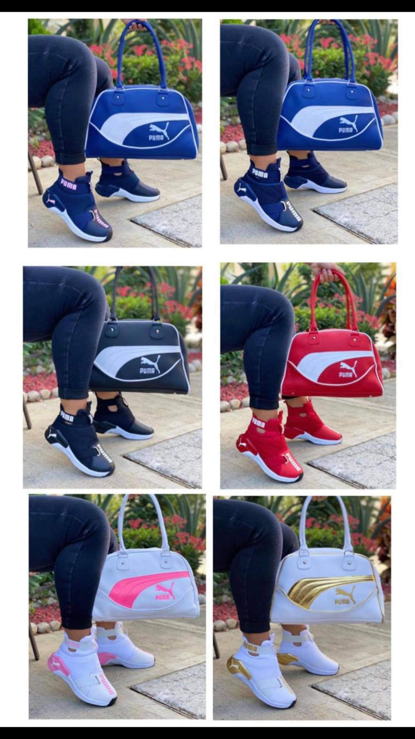 Womens Puma Shoe and Purse sets Etsy