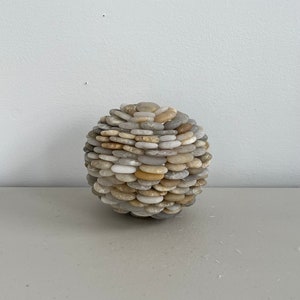 Orb - Indoor Medium Decorative One-of-a-Kind Multi-Colored Stone Sphere