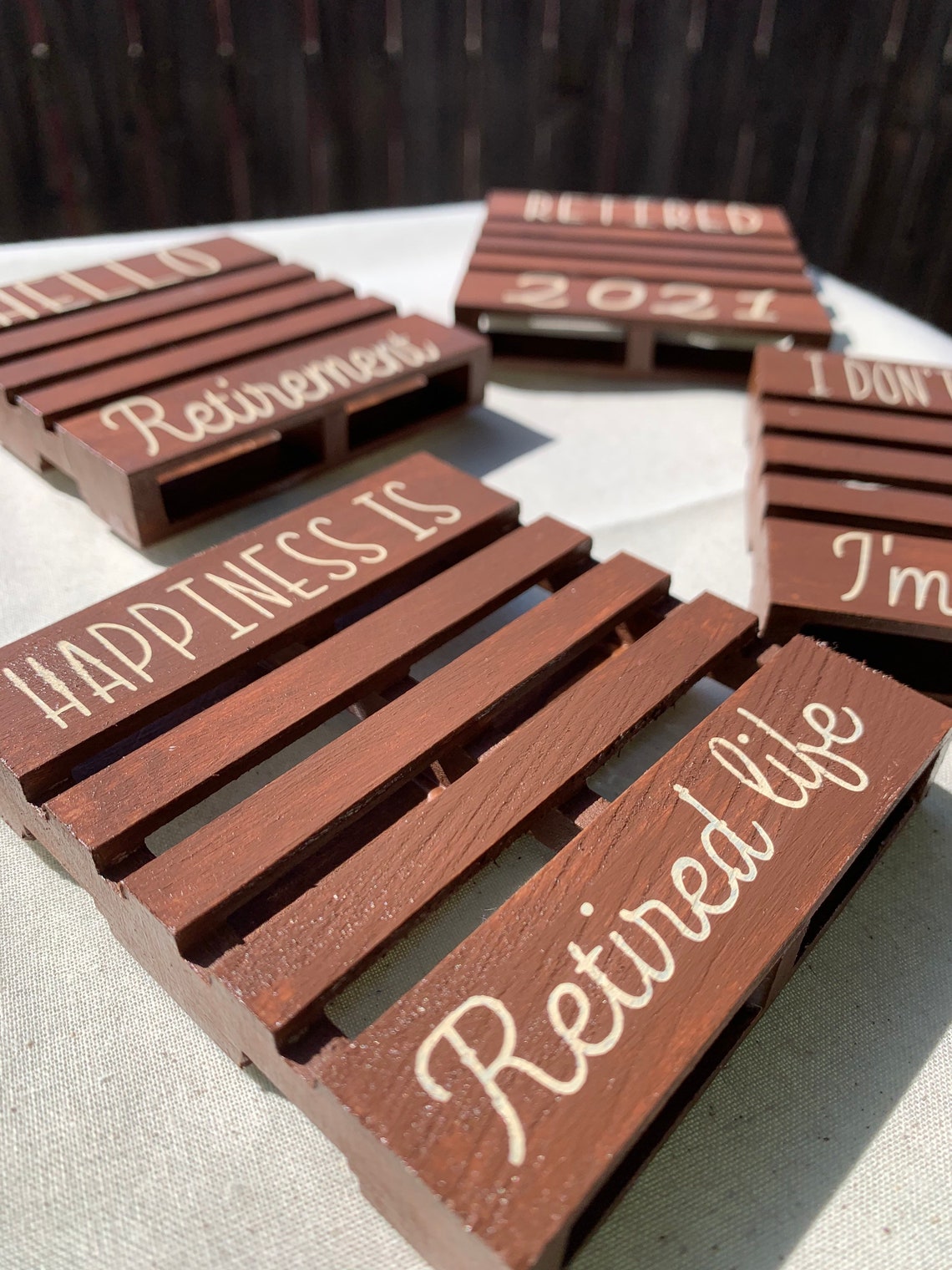Pallet Coasters Etsy