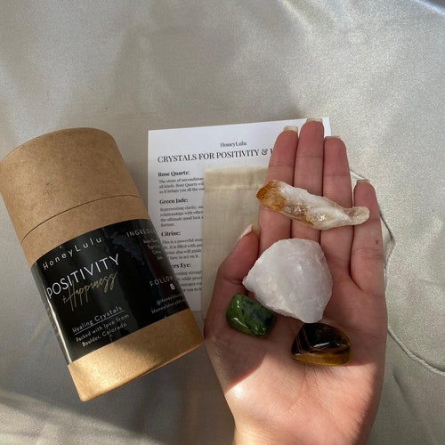 Love Yourself Crystal Healing Kit Crystal Kit Self Care Etsy