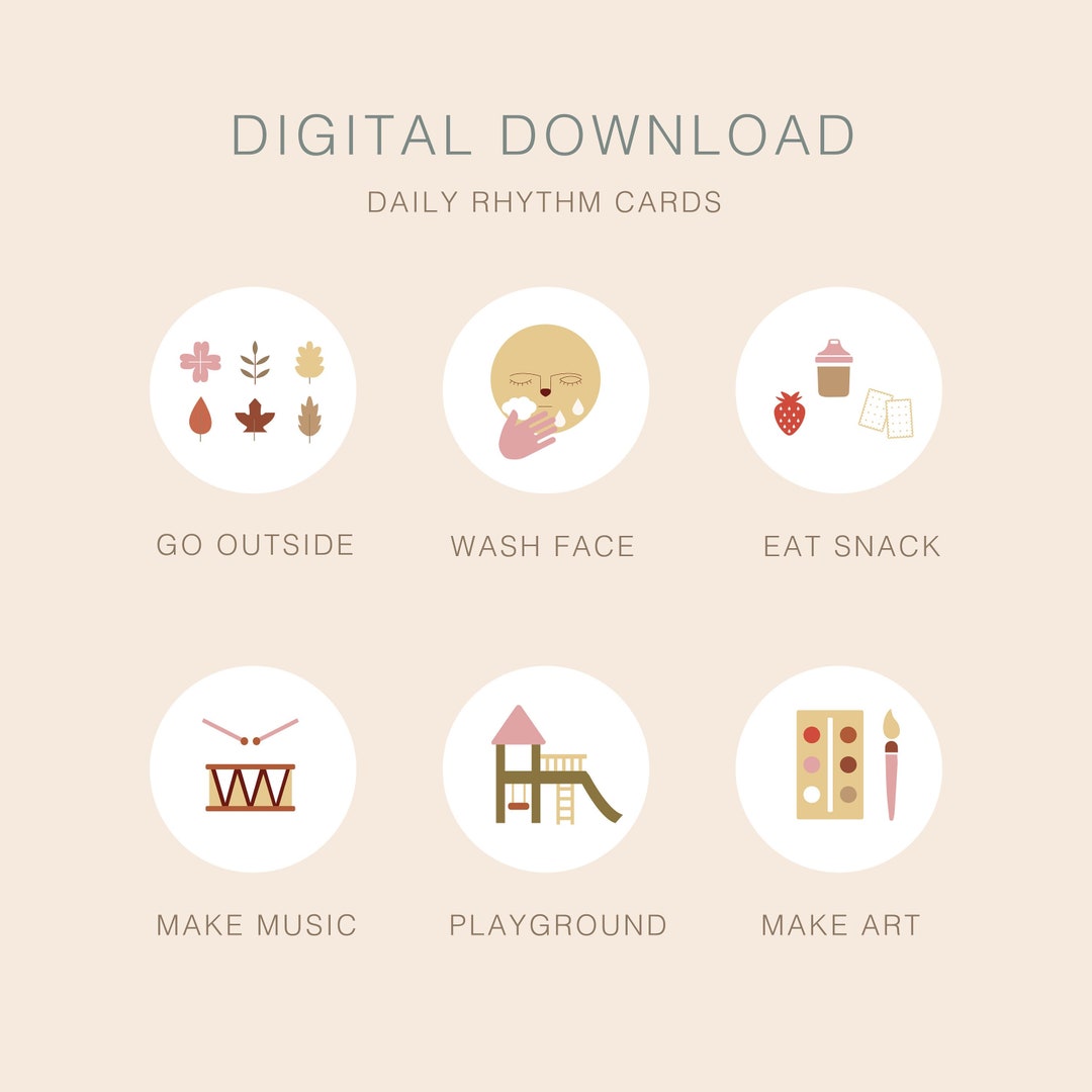 DIGITAL Download-toddler Routine Cards - Etsy