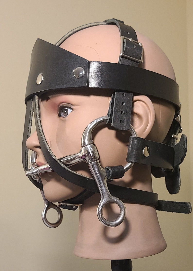 Pony Bit Harness Gag. Genuine Leather Bridle and Equestrian Etsy