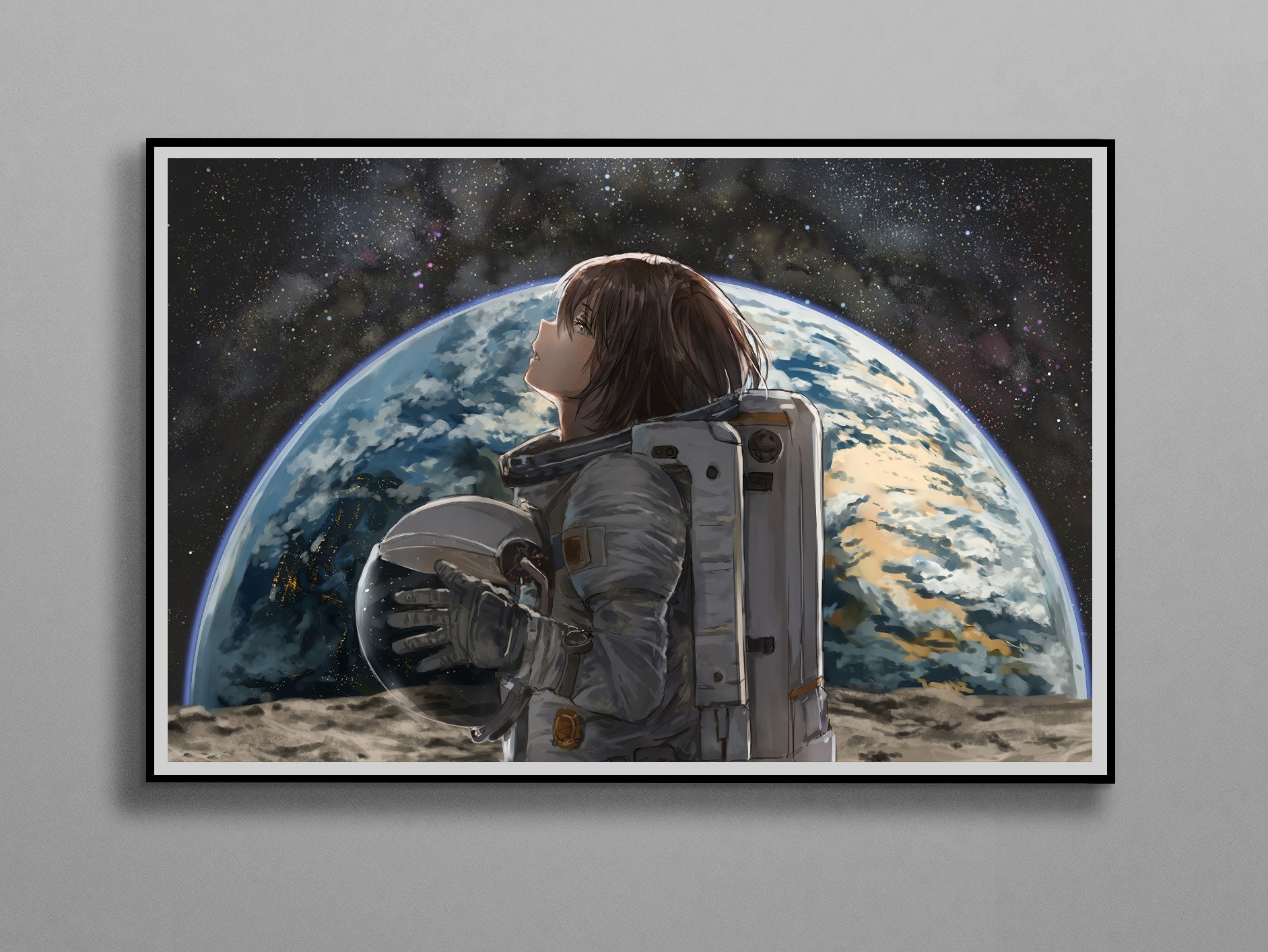 Anime Astronaut HD Wallpaper by ユウマ