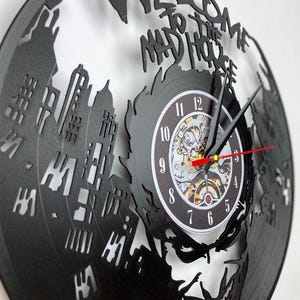 Comics Hero Memorabilia | Vinyl Wall Clock | Man Cave Decor | Record Wall  Decor | Nerdy Gifts for Movie Lovers