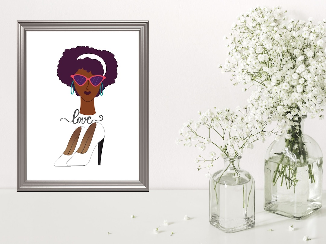 Black Girl Magic Printable Wall Art is a Great Inspirational - Etsy