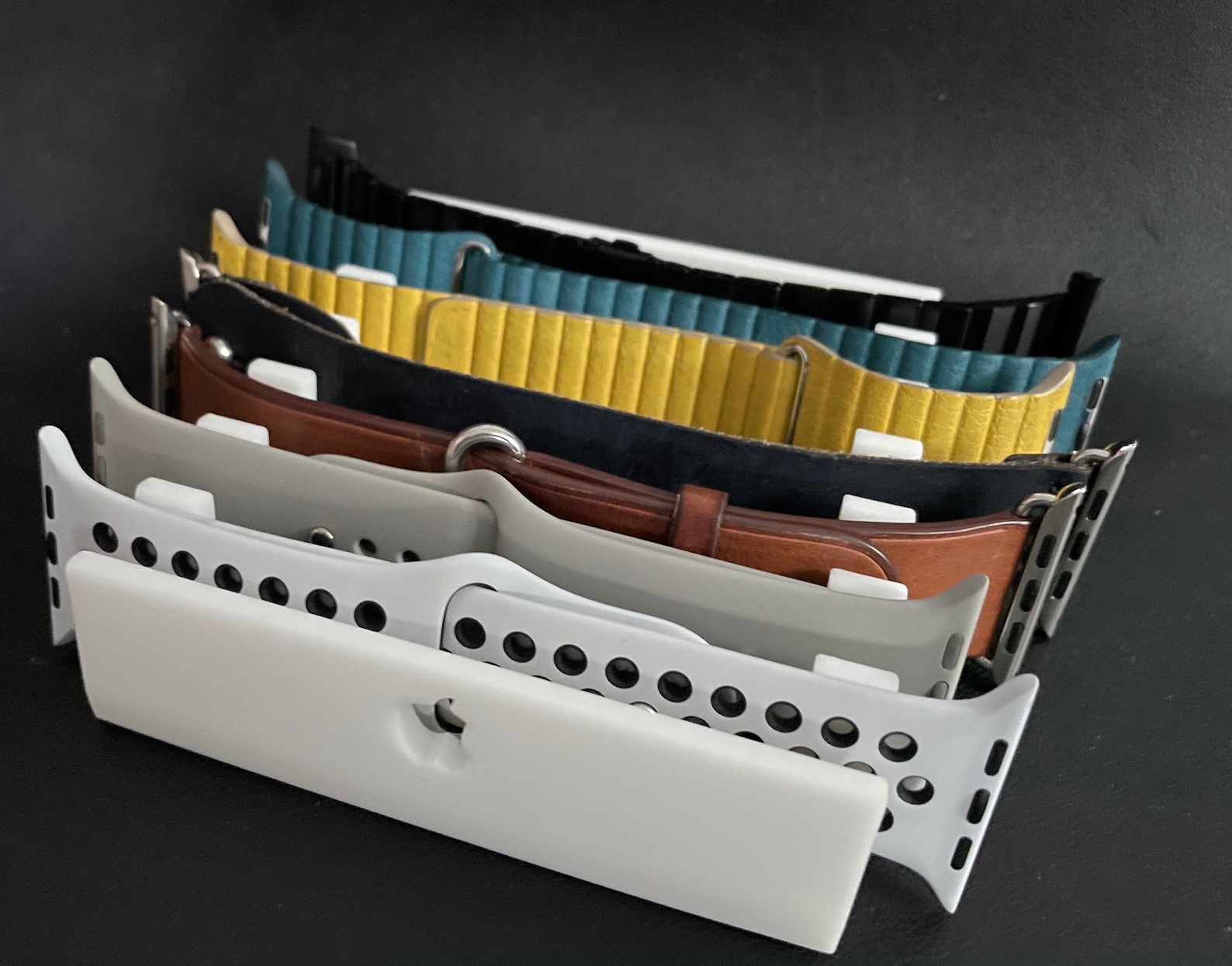 Apple Watch Band Stand / Holder With Apple Logo Etsy