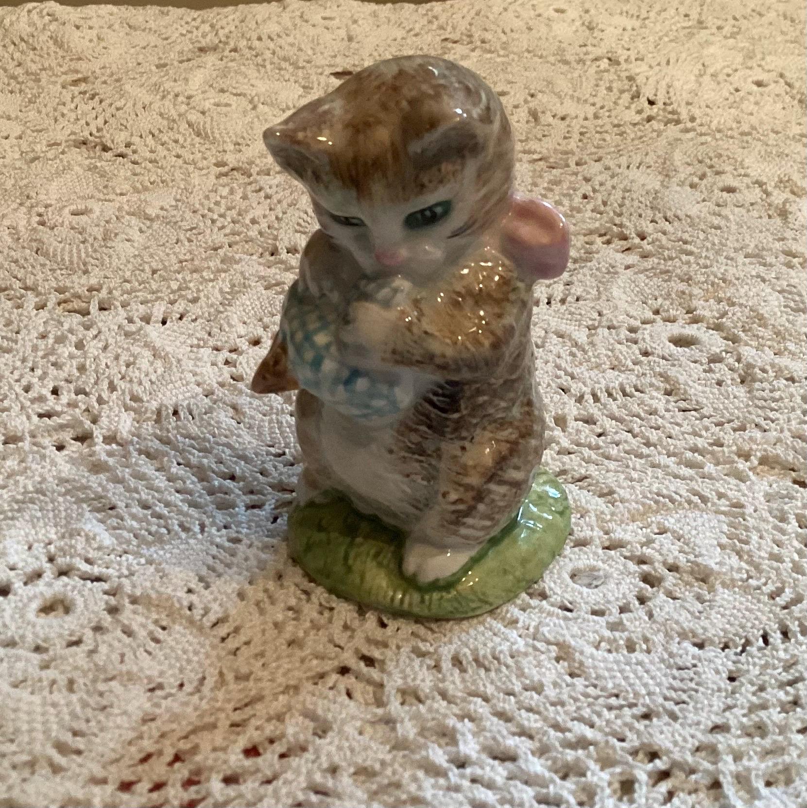 Beatrix Potter Figurines Cat - Etsy