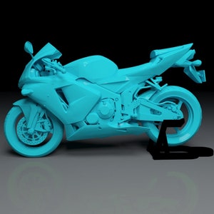 Honda CBR 600RR 2004 Motocykl Model do druku 3D, Plik STL Gotowy Do Druku 3D, Wysokiej Jakości Model 3D