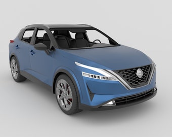 Nissan Qashqai 2022, 3D Printing Car Model (STL File)