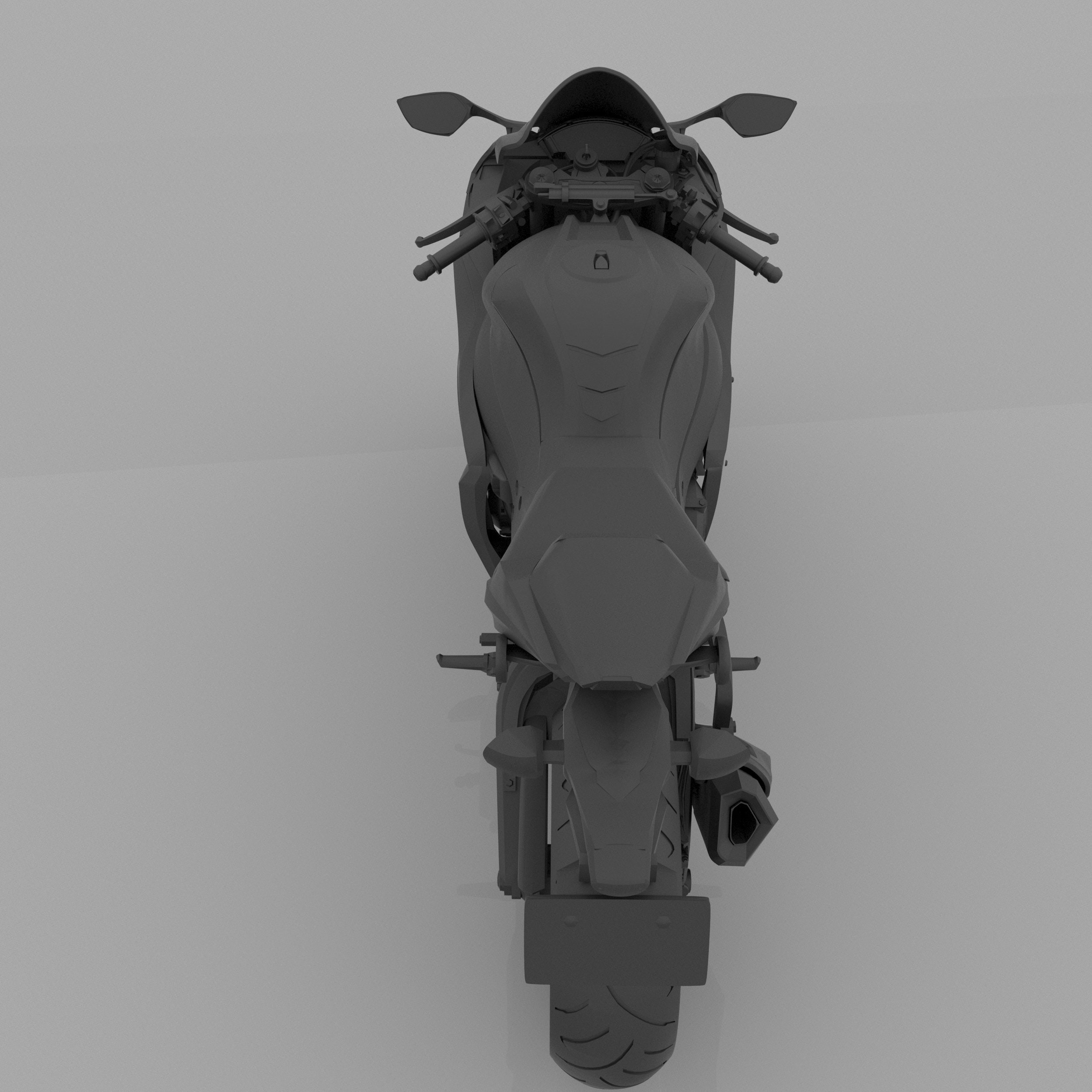 Kawasaki Ninja ZX-10R 1000 3D Model Ready to Print,stl File