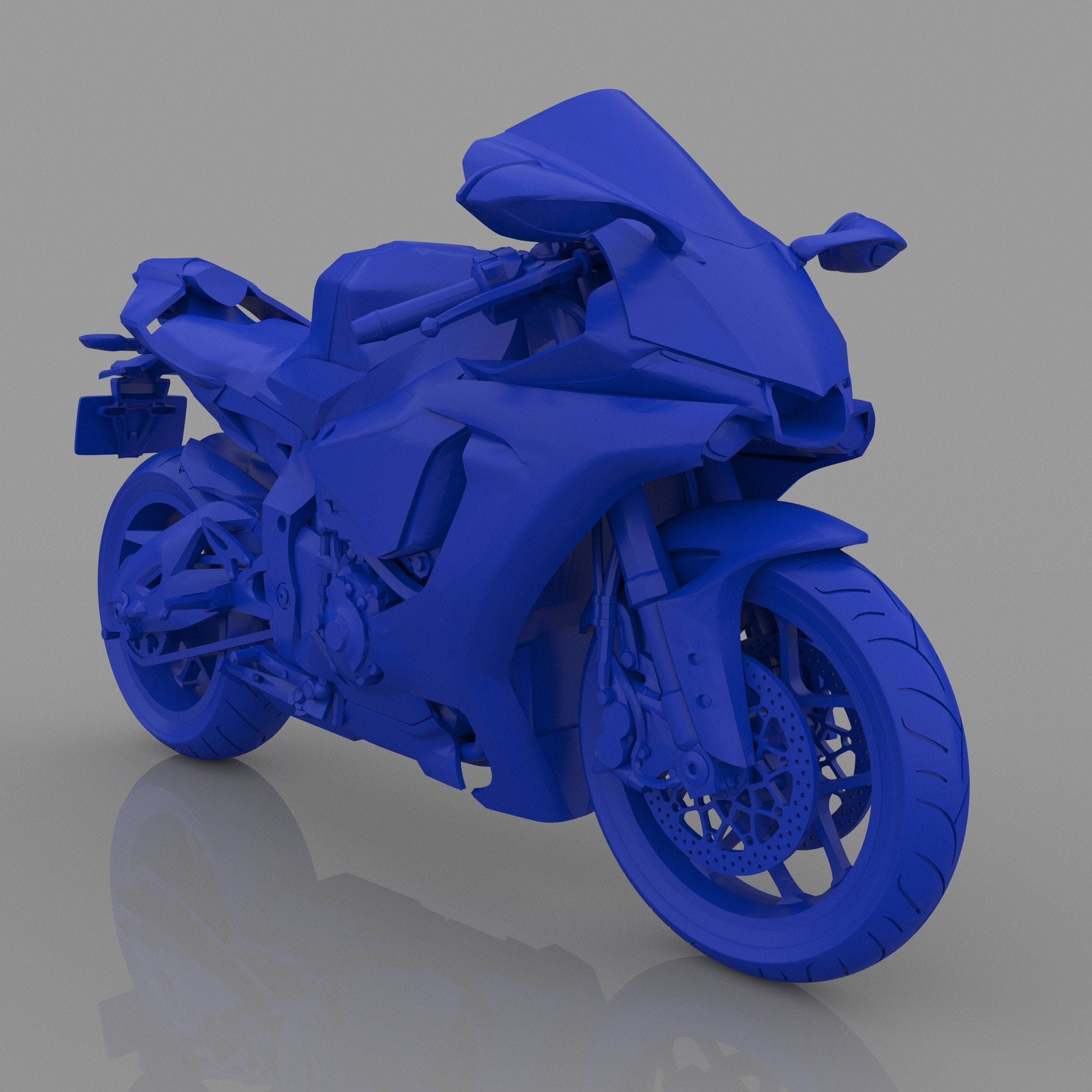 3d модель Yamaha r1