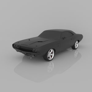 Dodge Challenger 1970 3D Model Ready to Print,STL File,3D Printing Car,High Quality 3D,Digital Product
