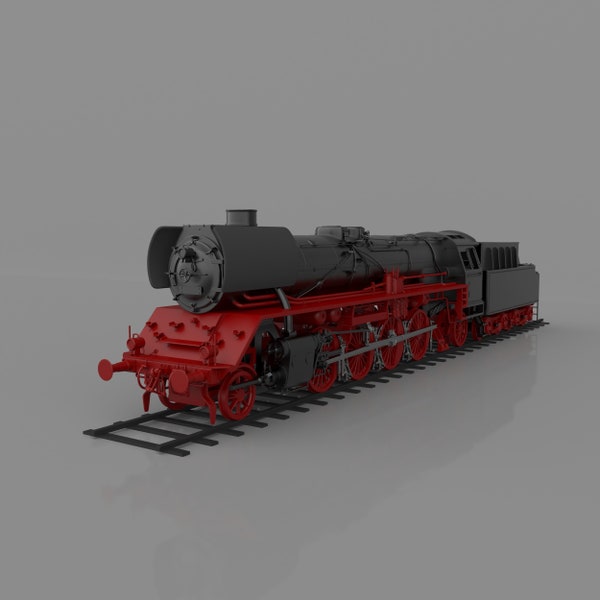 Train de locomotive, prêt à imprimer,fichier STL,train d’impression 3D,3D de haute qualité,produit numérique