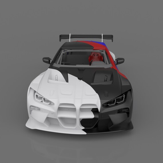 BMW M4 GT3 2021 Racing Car Motorsport Ready to Print,stl File,3d