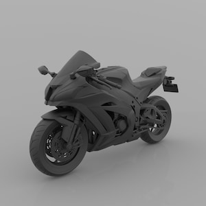 Kawasaki Ninja ZX-10R 1000 3D Model Ready to Print,STL File For 3D Printer,High Quality 3D
