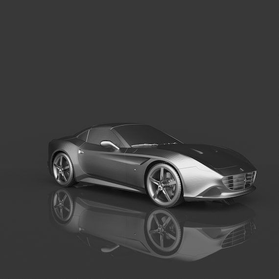 Ferrari California T 3D Model, STL File (1/25 Scale) - Etsy