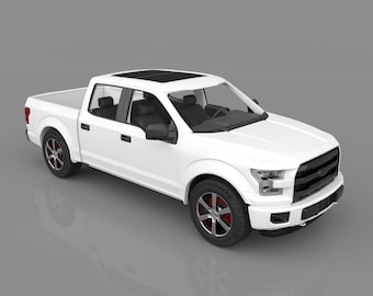 Ford F-150 Series Lariat ,Ready to Print,STL File,3D Printing Car,High Quality 3D,Digital Product