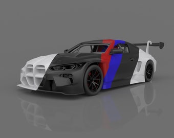 BMW M4 GT3 2021 Racing Car  Motorsport Ready to Print,STL File,3D Printing Car,High Quality 3D,Digital Product