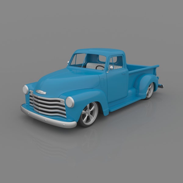 Chevrolet 3100 Pickup 1950 Classic 3D Model for Print,STL File,3D Printing Car,High Quality 3D,Digital Product