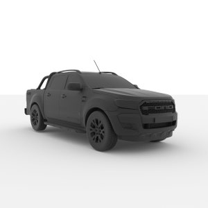 Ford Ranger Wildtrak Pick Up, STL-Datei bereit für 3D-Druck, 3D-Druckauto, hochwertige 3D