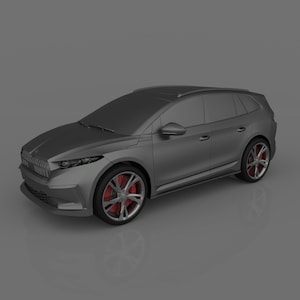 Skoda Enyaq IV Ready to Print,STL File,3D Printing Car,High Quality 3D,Digital Product