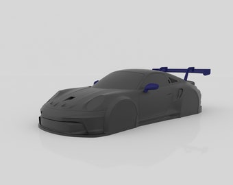 Porsche 911 GT3 Racing Car  Motorsport Ready to Print for Vacuum/Mold,STL File,3D Printer Car,High Quality 3D,Digital Product