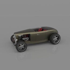 トンカ　 Hot Rod Roadster　レトロ　32FORD ミニカー Amazon.com: 1932 Roadster Hot Rod Blue Metallic with Flames