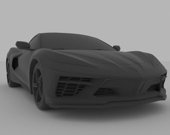 Chevrolet Corvette C8 2020, 3D Model (STL File)