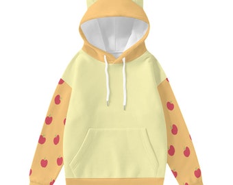 aj (mlp inspired) - Adult hoodie with ears