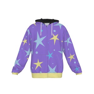 trixie stars (mlp inspired) - zip up hoodie