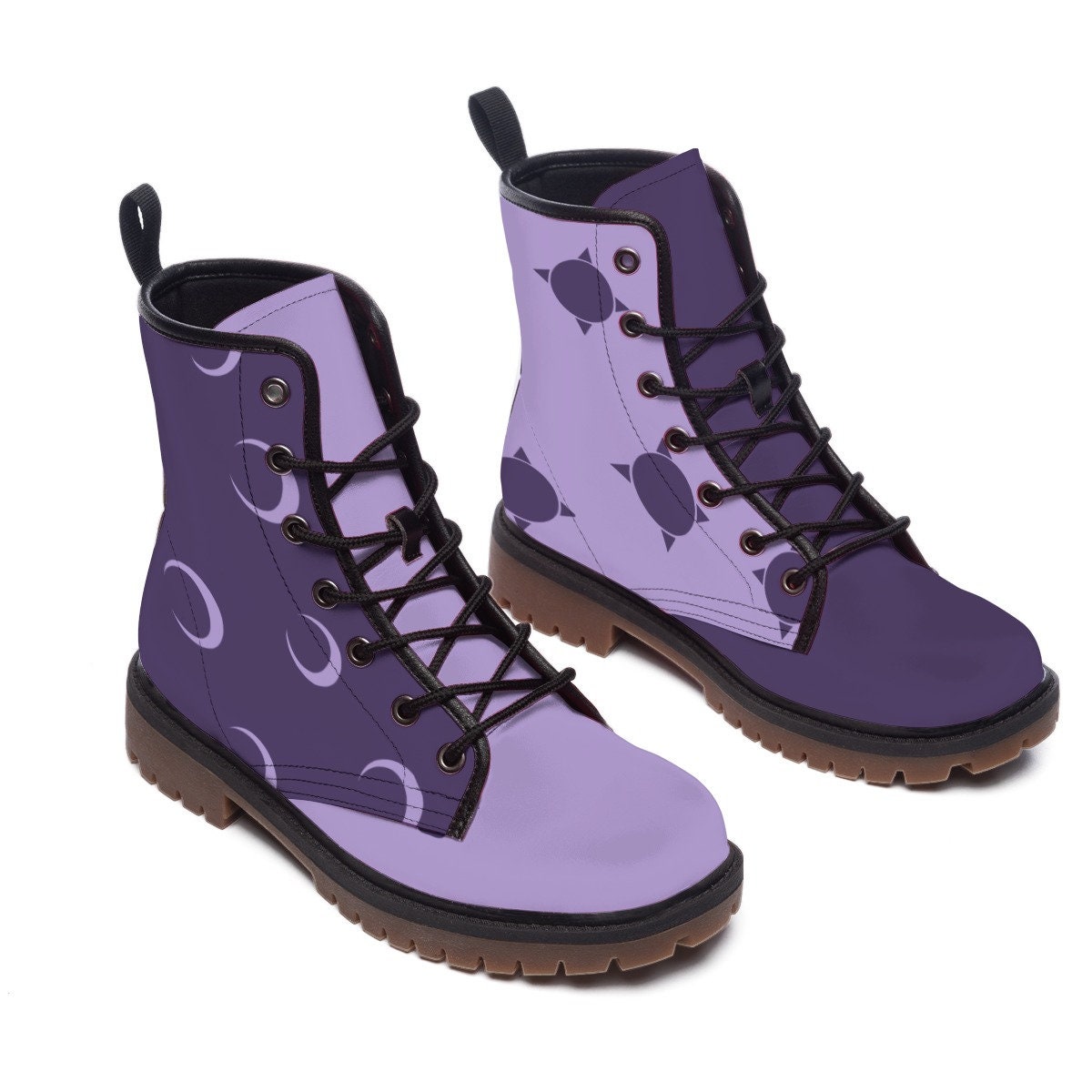 Purple Gnome Boat Shoes Women's Fashion Shallow Mouth Casual - Temu