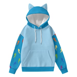 rainbow dash (mlp inspired) - Adult Hoodie With Ears