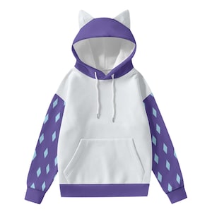 rarity (mlp inspired) - Adult Hoodie With Ears