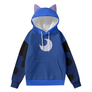 princess luna (mlp inspired) - Adult Hoodie With Ears