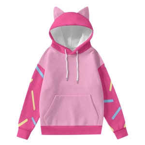 pinkie pie (mlp inspired) - Adult Hoodie With Ears