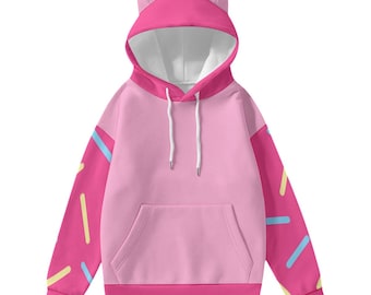 pinkie pie (mlp inspired) - Adult Hoodie With Ears