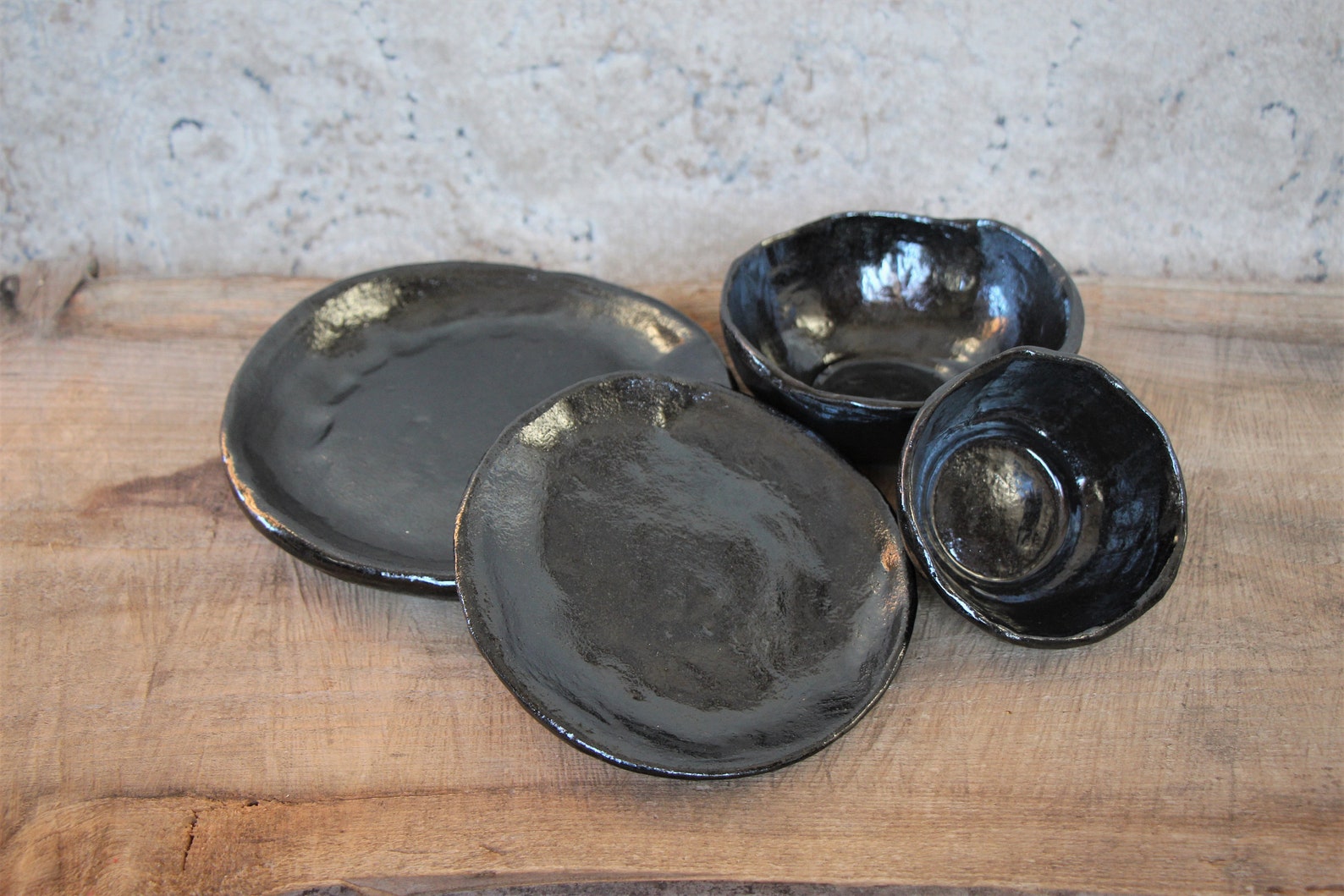 Wrought Iron Dinnerware Set Etsy