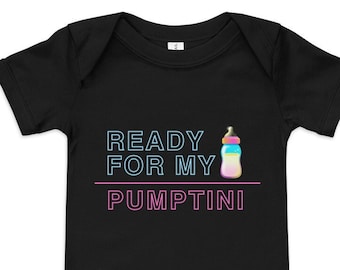 Pumptini Baby Bodysuit One Piece | Vanderpump Rules Themed Baby Bodysuit | VPR | Bravo TV Quotes | Bravo Baby Outfit | James Kennedy Quotes