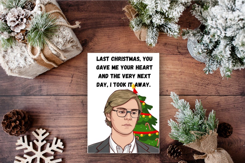Jeffrey Dahmer Christmas Card Funny Dahmer Card Funny Etsy Schweiz