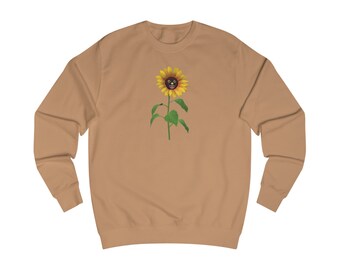 Unisex Sweatshirt Sunflower Happy Flower Pullover Jumper Sweater Sport Party  Clothing Holiday Active wear Fitness Birthday Music Concert