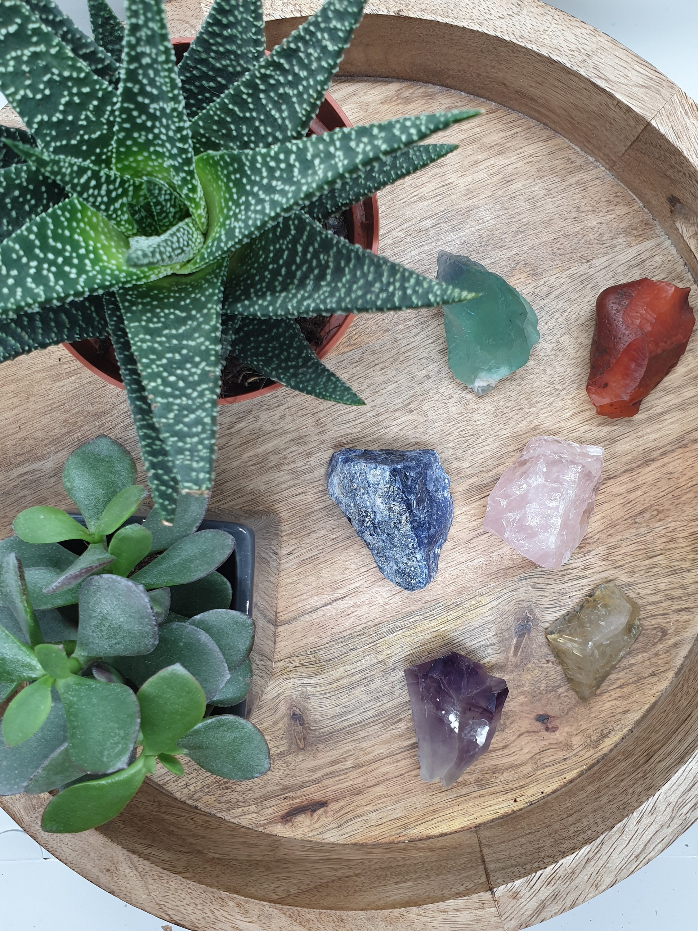 6 PIECE BEGINNER CRYSTAL Set/ Raw Crystals/ Crystal Set Etsy