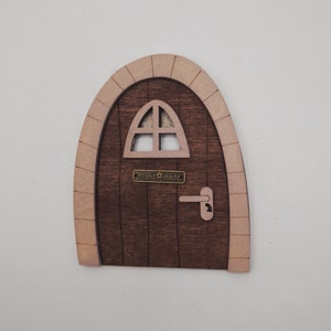Feentür Feengarten Wichteltür Wichtel Zubehör Miniatur Holztür | Etsy